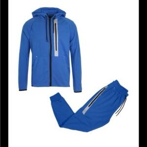 Blue Tracksuit with Hoodie and Pants